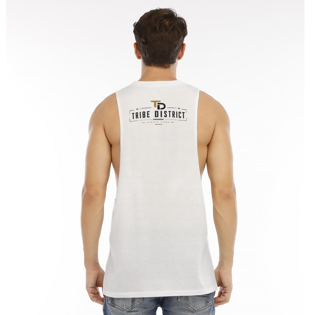 Vibe Check Men's O-neck Long Tank Top