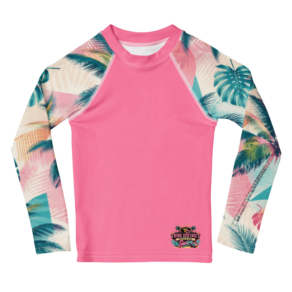 Tribe District Vacation Time Kids Rash Guard