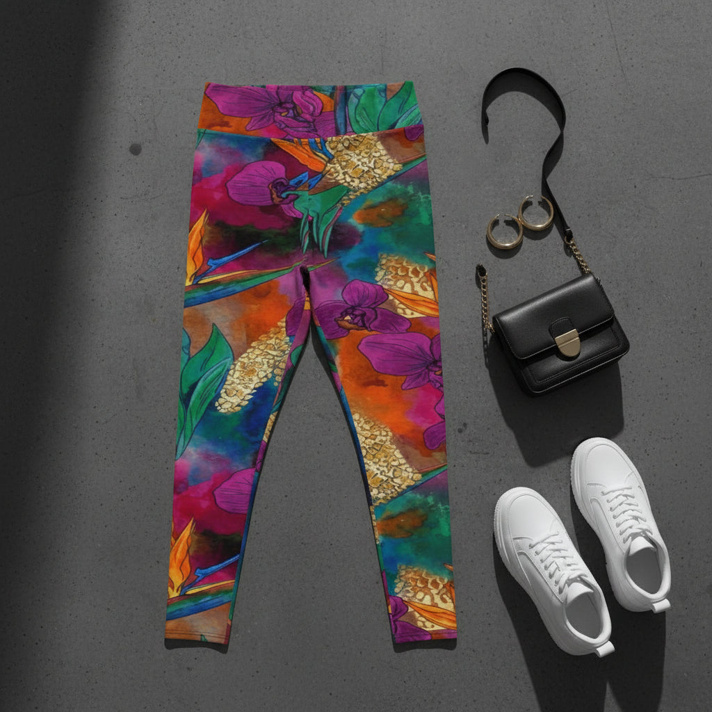 Tribe District Paint me Plus Size Leggings