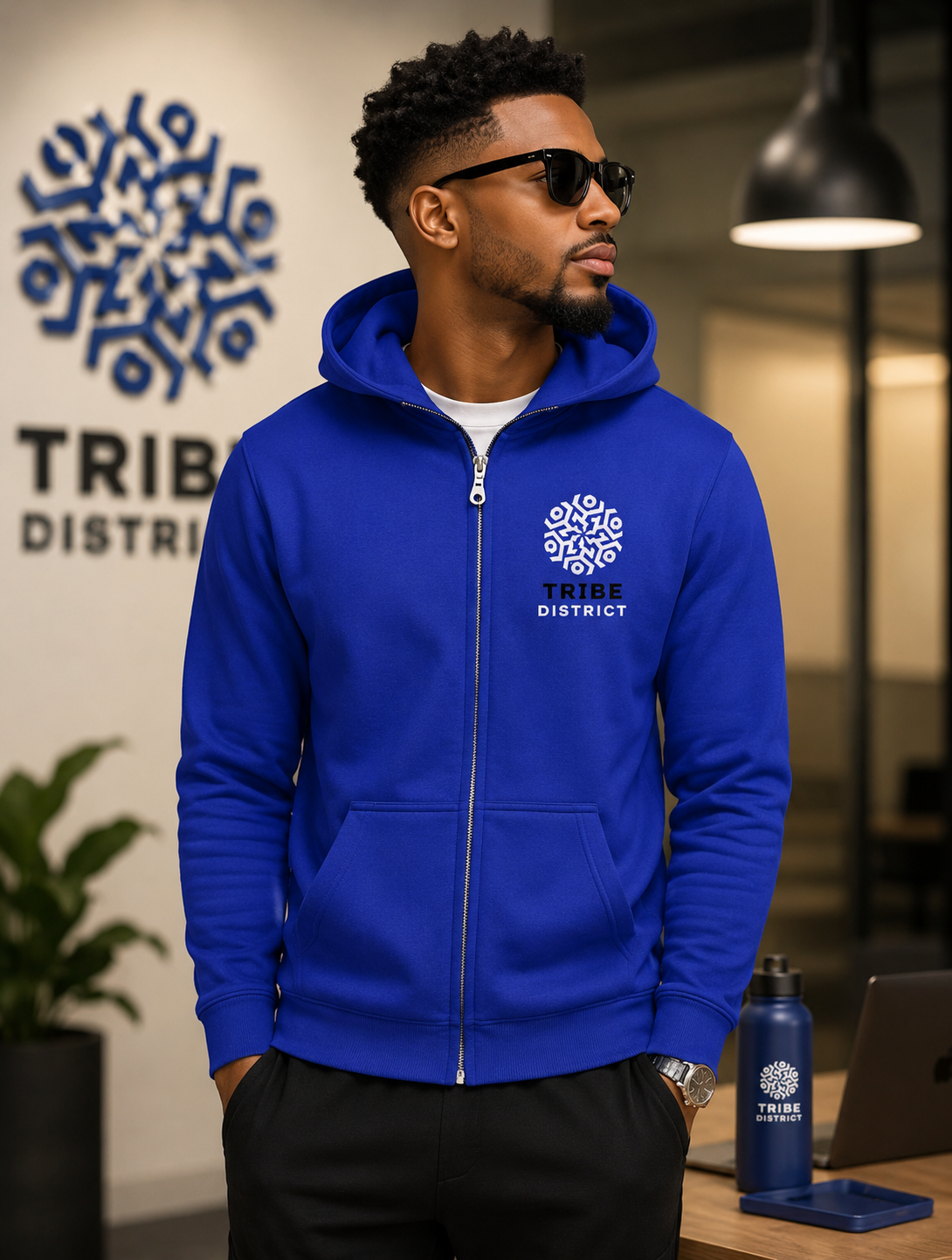 Tribe District Men's GOD Don't Play About Me Hoodie