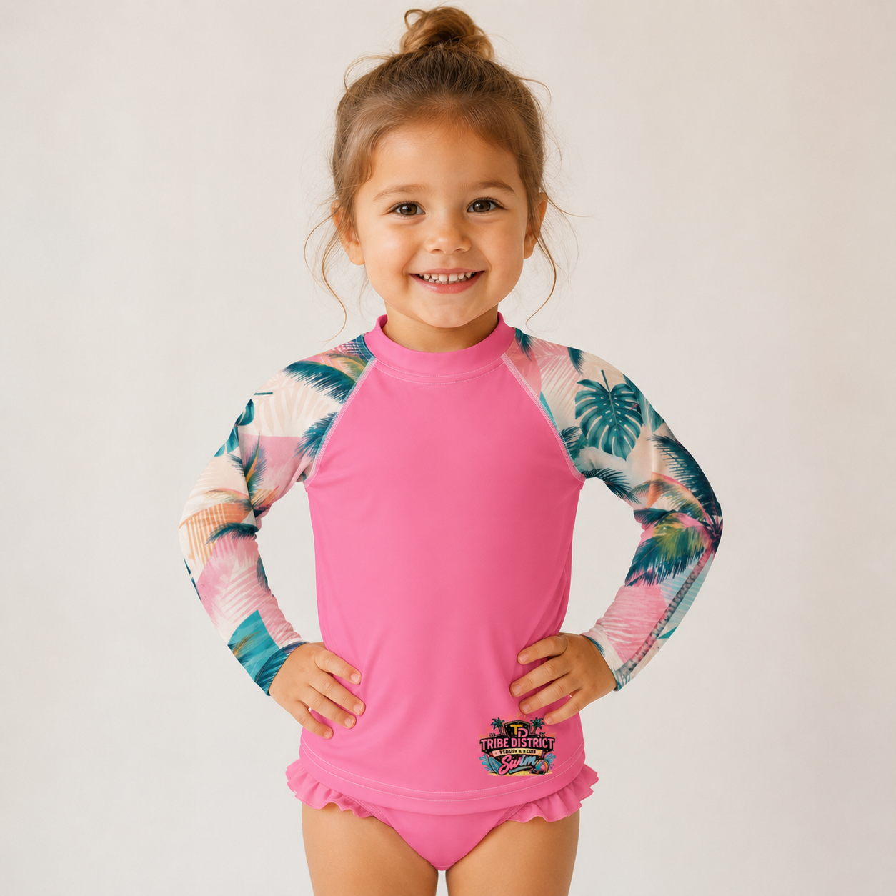Tribe District Vacation Time Kids Rash Guard