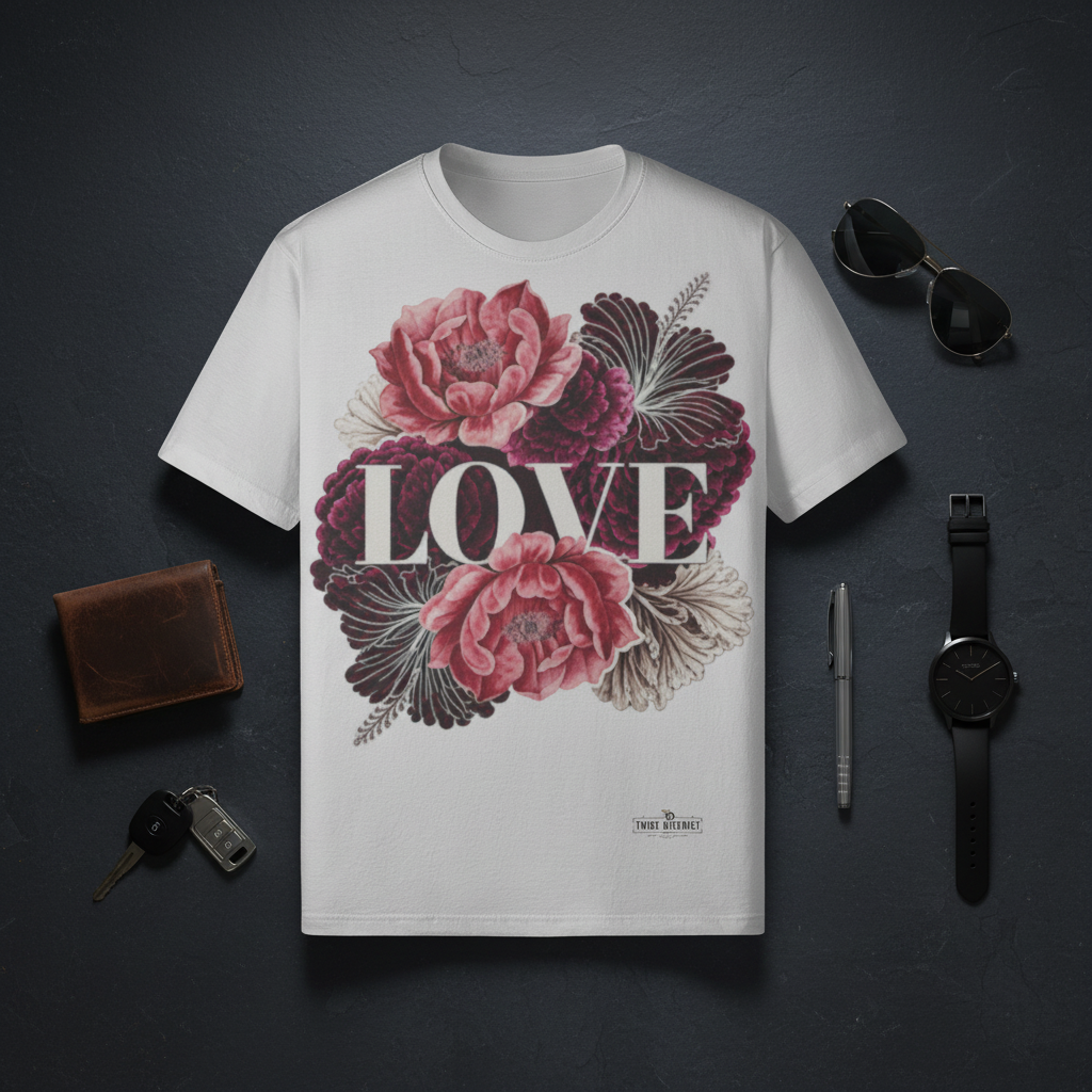 Love Tee - Flat Lay