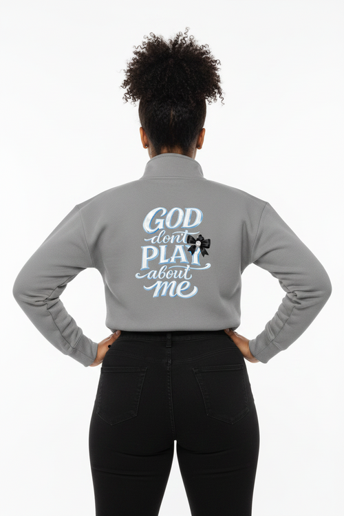 GOD Don't Play About Me Women's Fleece Hoodie