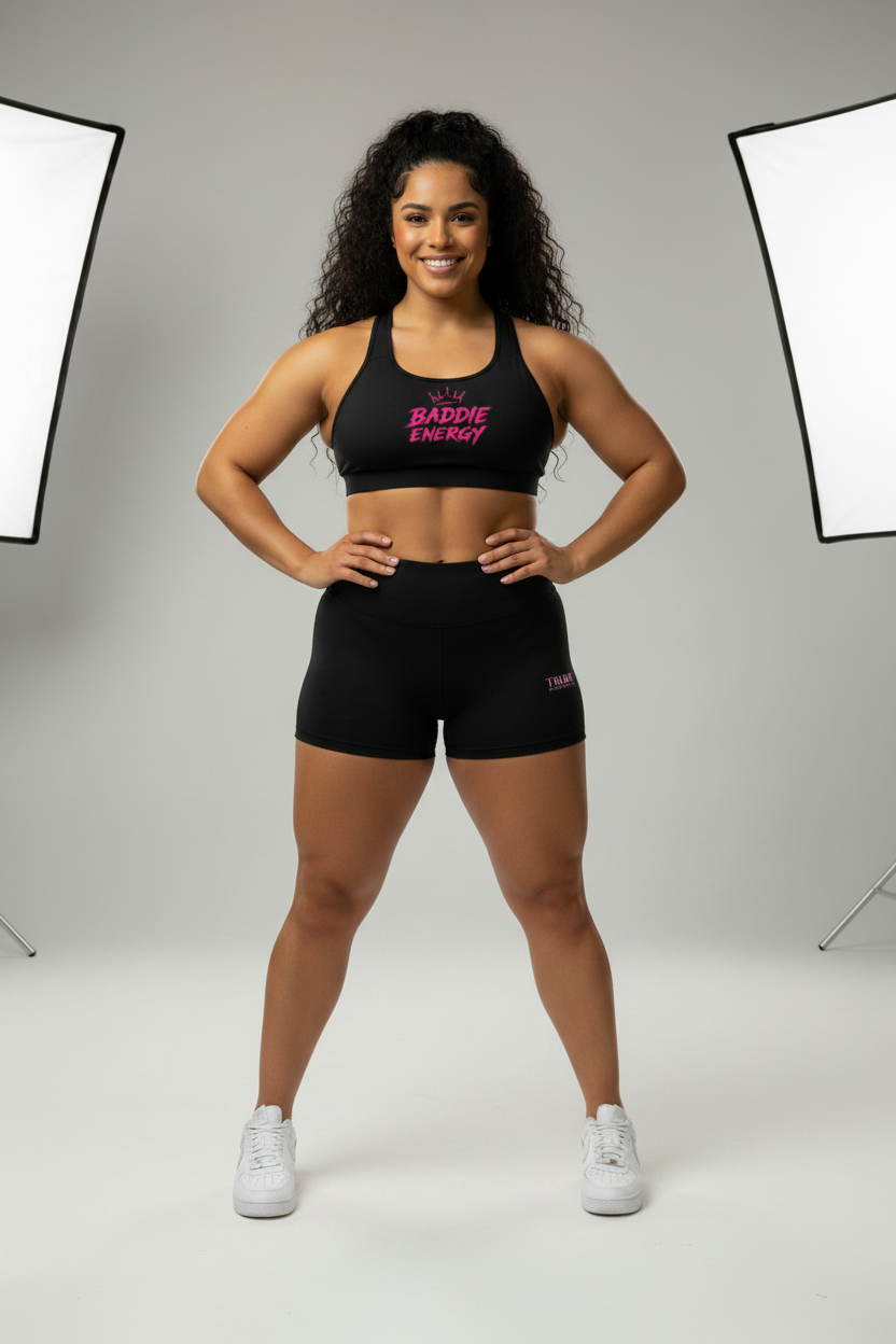 Plus Size Model Mockup - Baddie Energy
