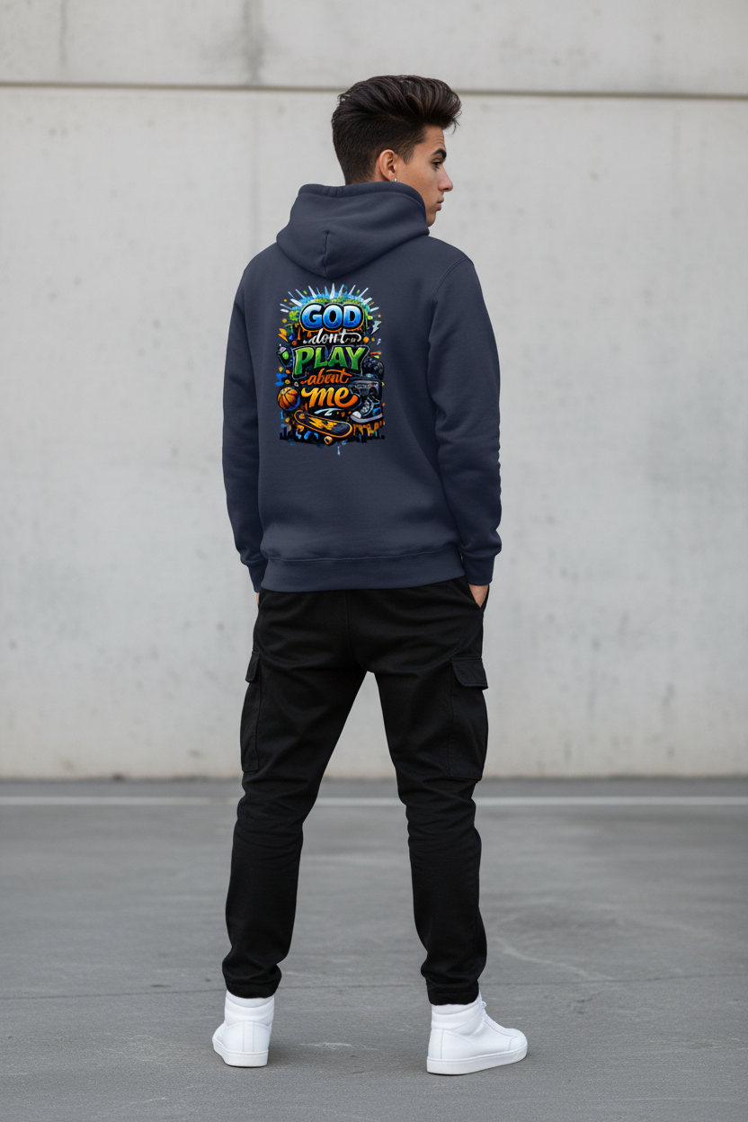 GOD Don't Play About Me Youth Boy's Hoodie