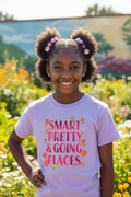 Tribe District Smart & Pretty Girls Youth Tee